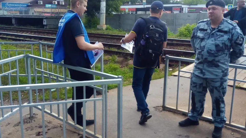 На ж/д станции Воронок в Щелкове прошел рейд по безопасности на железной дороге