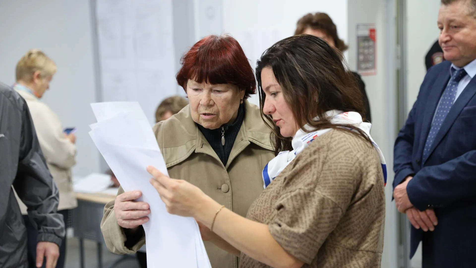 В Химках продолжается голосование на выборах депутатов 18 сентября