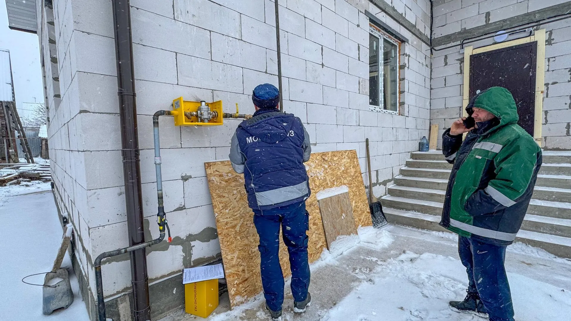 В округе Коломна продолжается подключение домов к газу