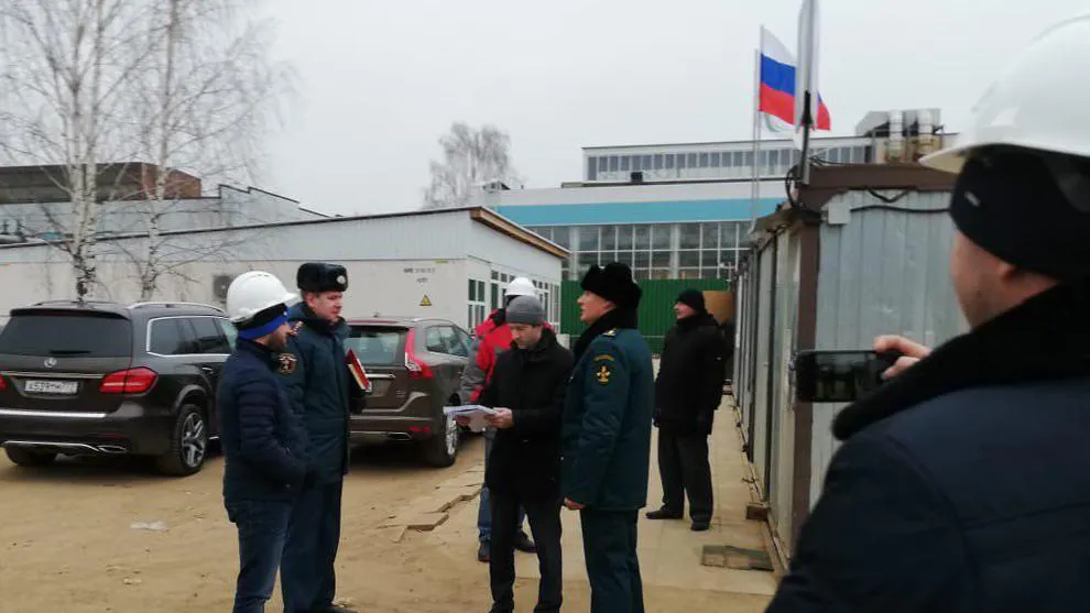 Стройплощадку на улице Орджоникидзе в Королеве проверили на соблюдение пожарных норм