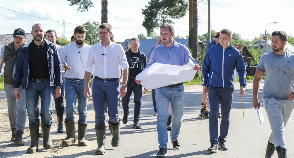 Строительство лесопарка ведется в Орехово-Зуеве