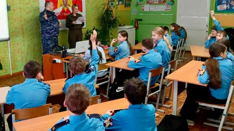 В Шатуре Подмосковья прошел урок мужества к юбилею Росгвардии