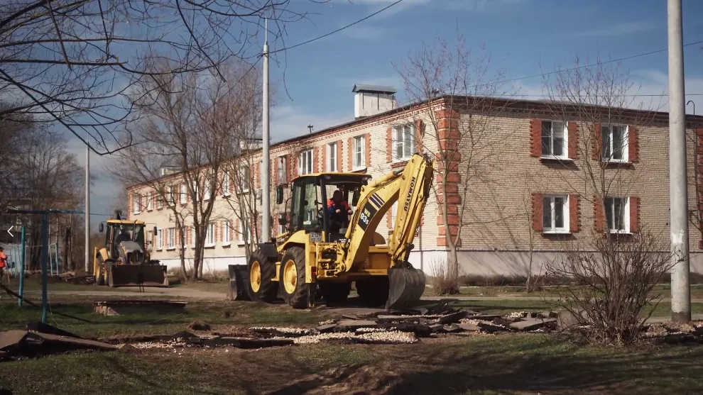 В Орехово-Зуеве началось масштабное благоустройство во дворах
