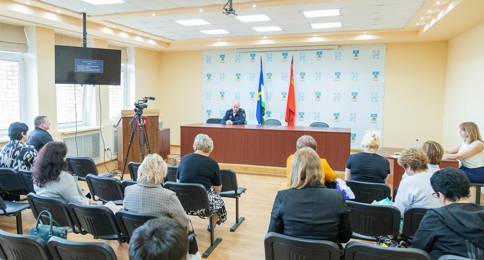 В Кашире обсудили правила передвижения несовершеннолетних на мотовелотехнике