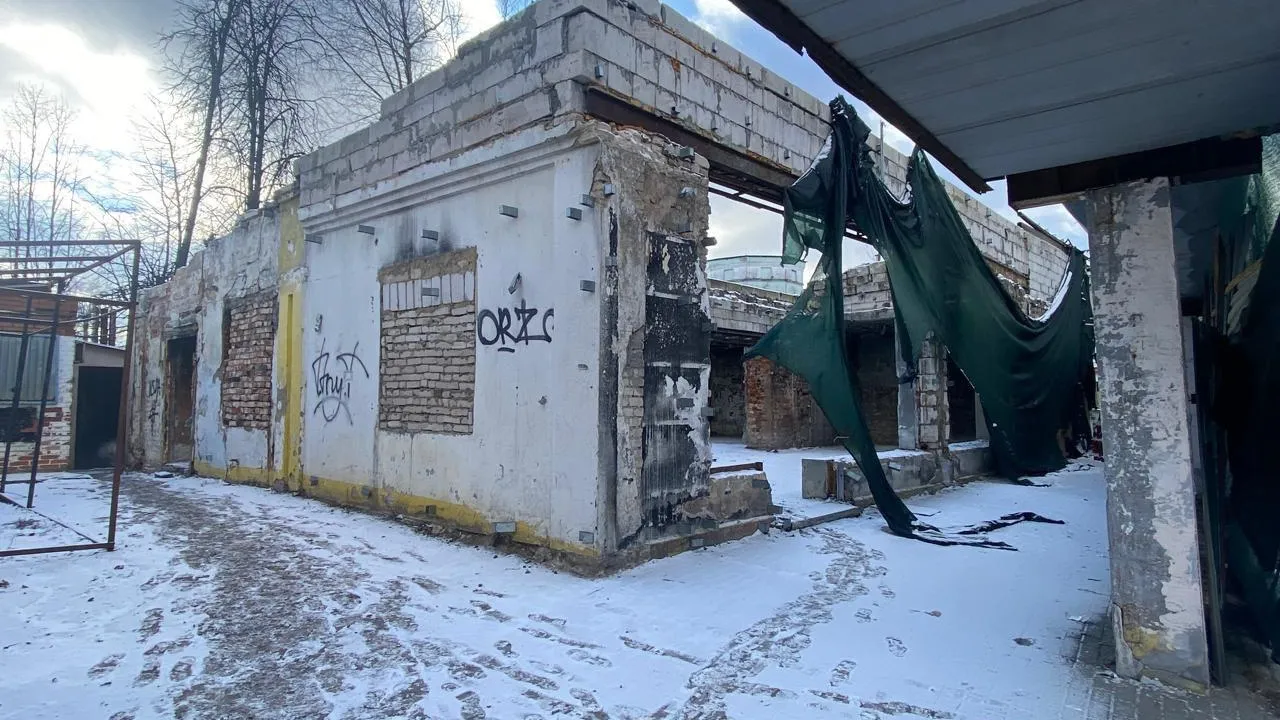 В Рузском округе восстановлено здание бывшего магазина