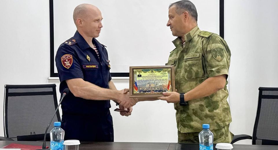 Нового руководителя представили личному составу подмосковного главка Росгвардии