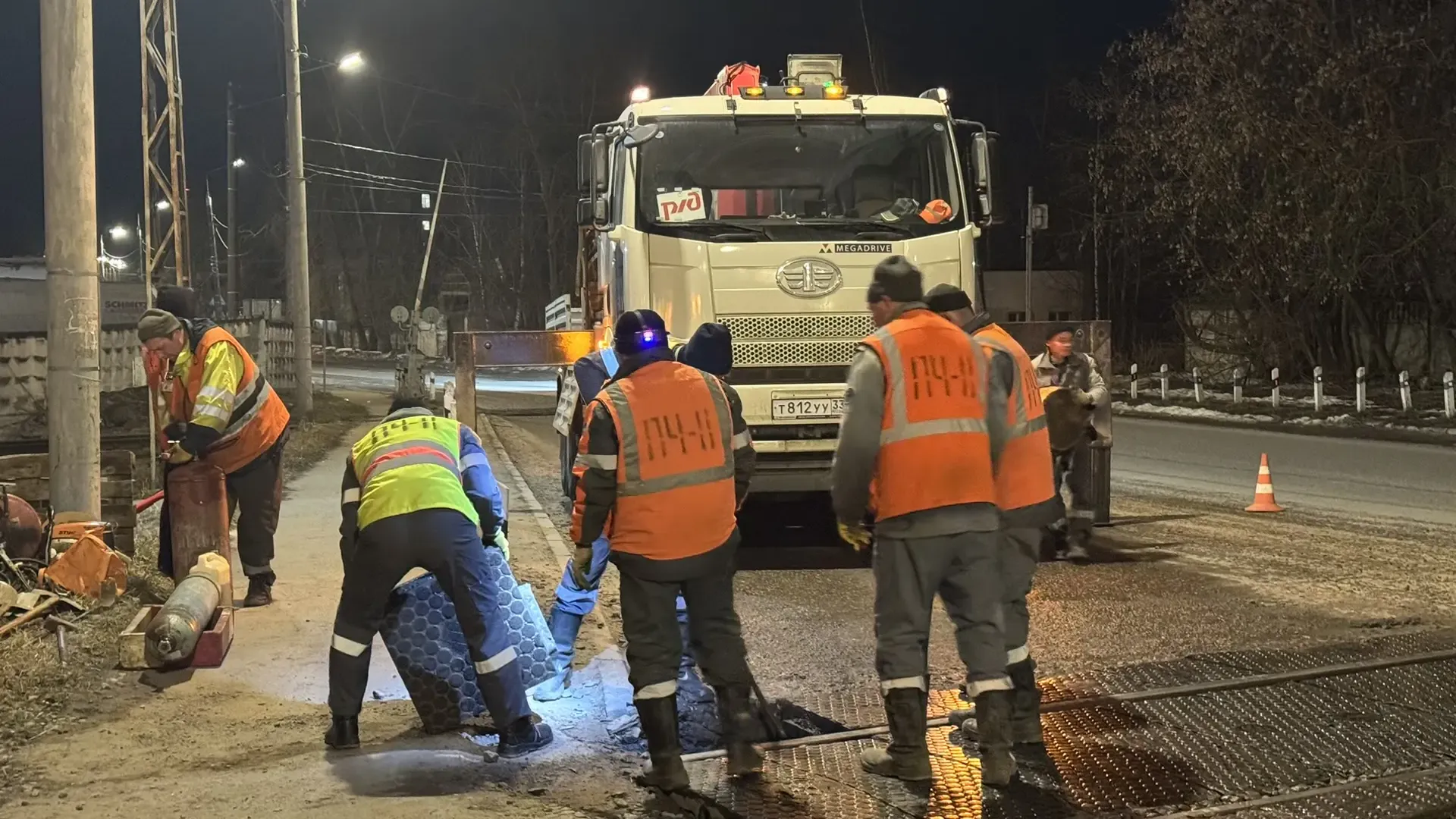 В Сергиево-Посадском округе убрали старый переезд на Скобяном шоссе