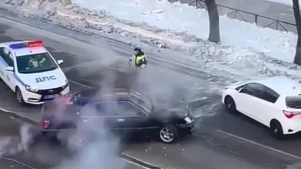 Военный устроил гонки в стиле GTA в Благовещенске