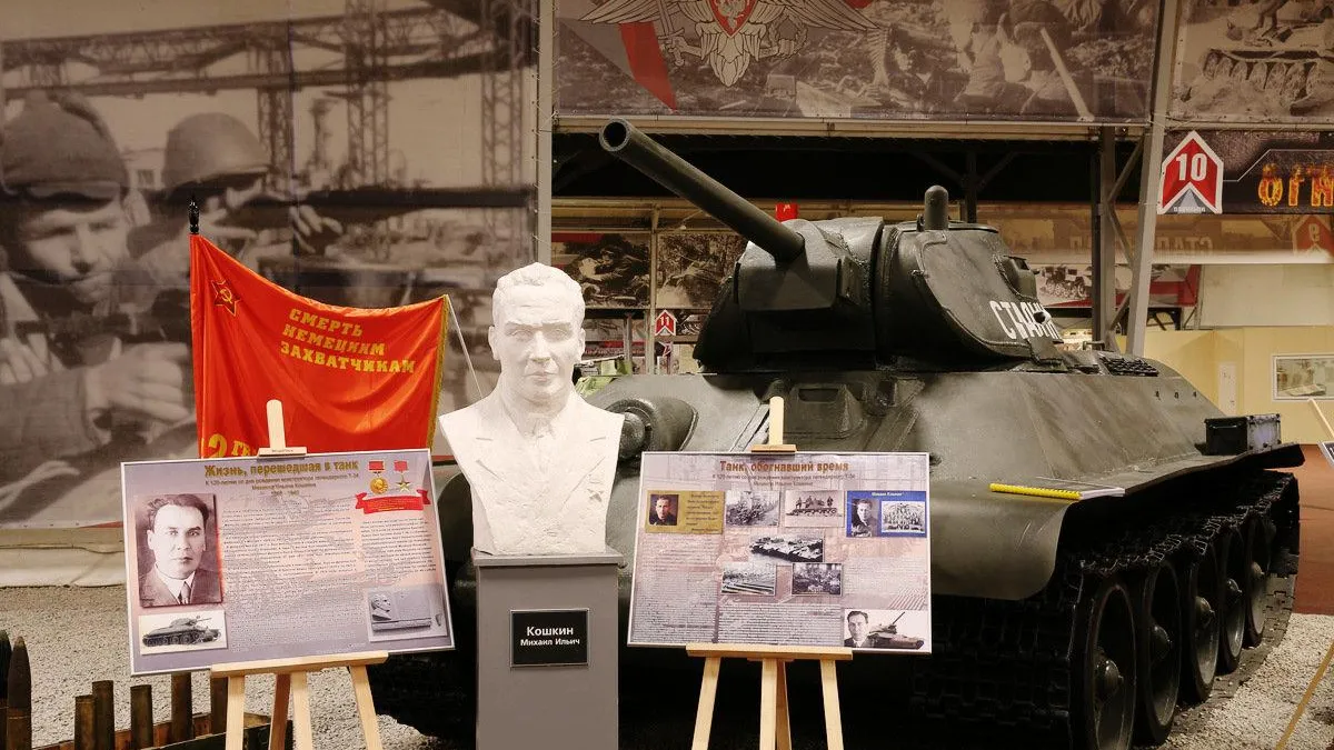 Выставка «Танк, обогнавший время» открылась в парке «Патриот»