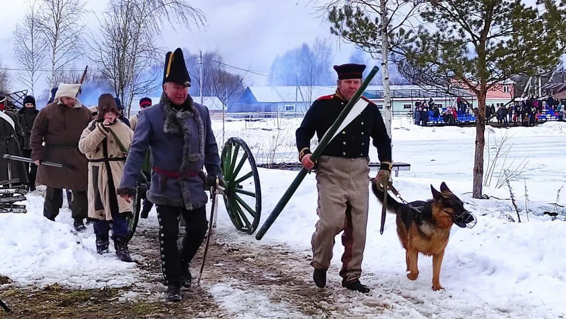 Историческую битву 1812 года разыграли в Павловском Посаде