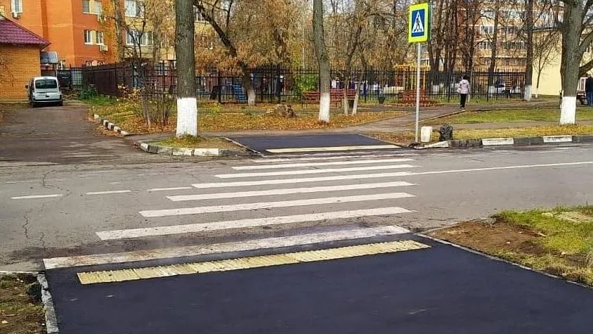 В Люберцах отремонтировали тротуары площадью 175 кв м за неделю
