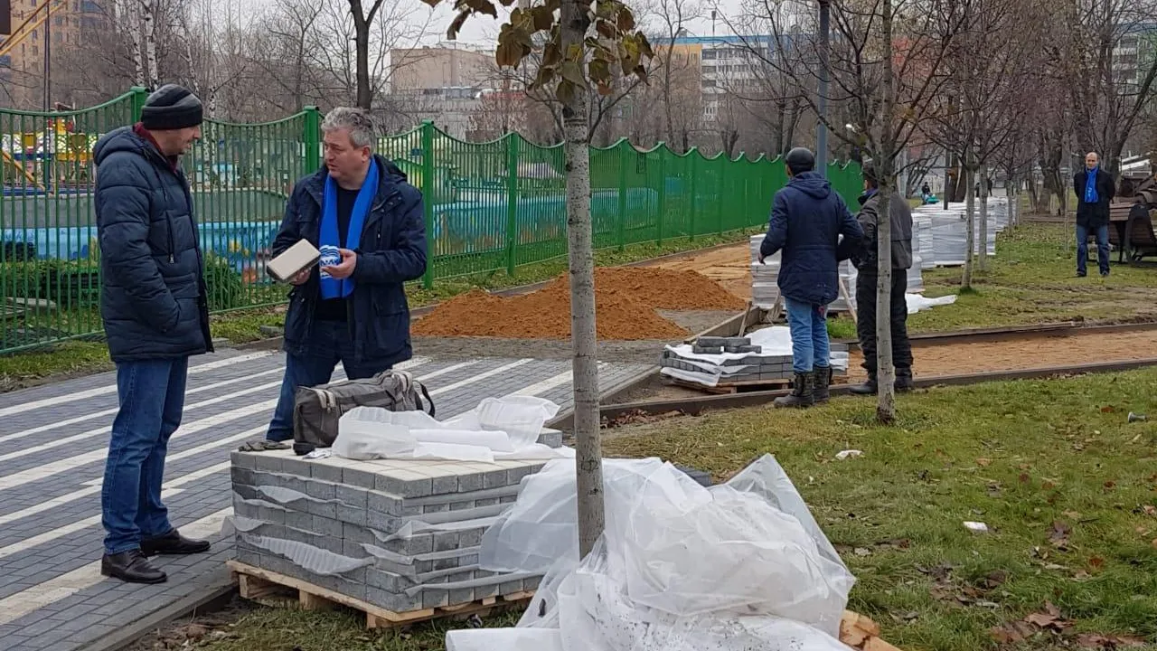 Работы по благоустройству парка в Реутове завершат до конца ноября