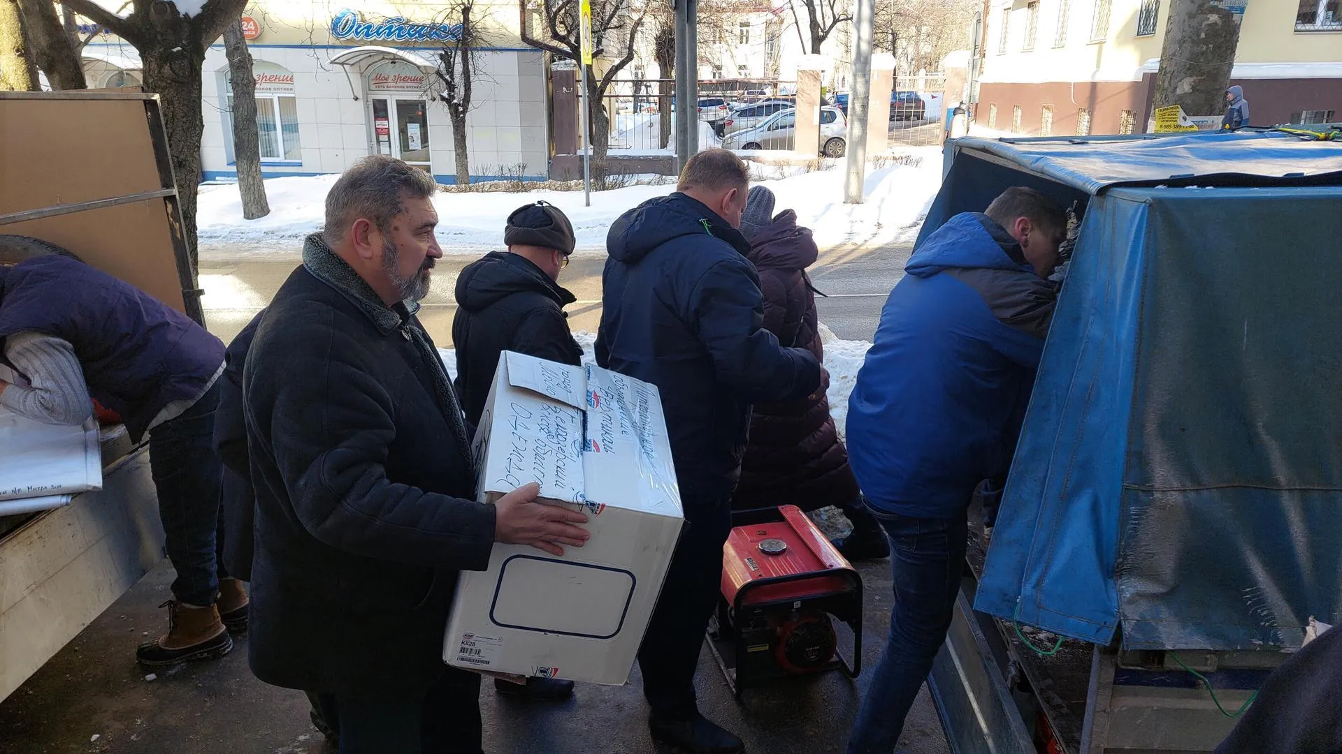 Машины с помощью отправились из Воскресенска в зону СВО
