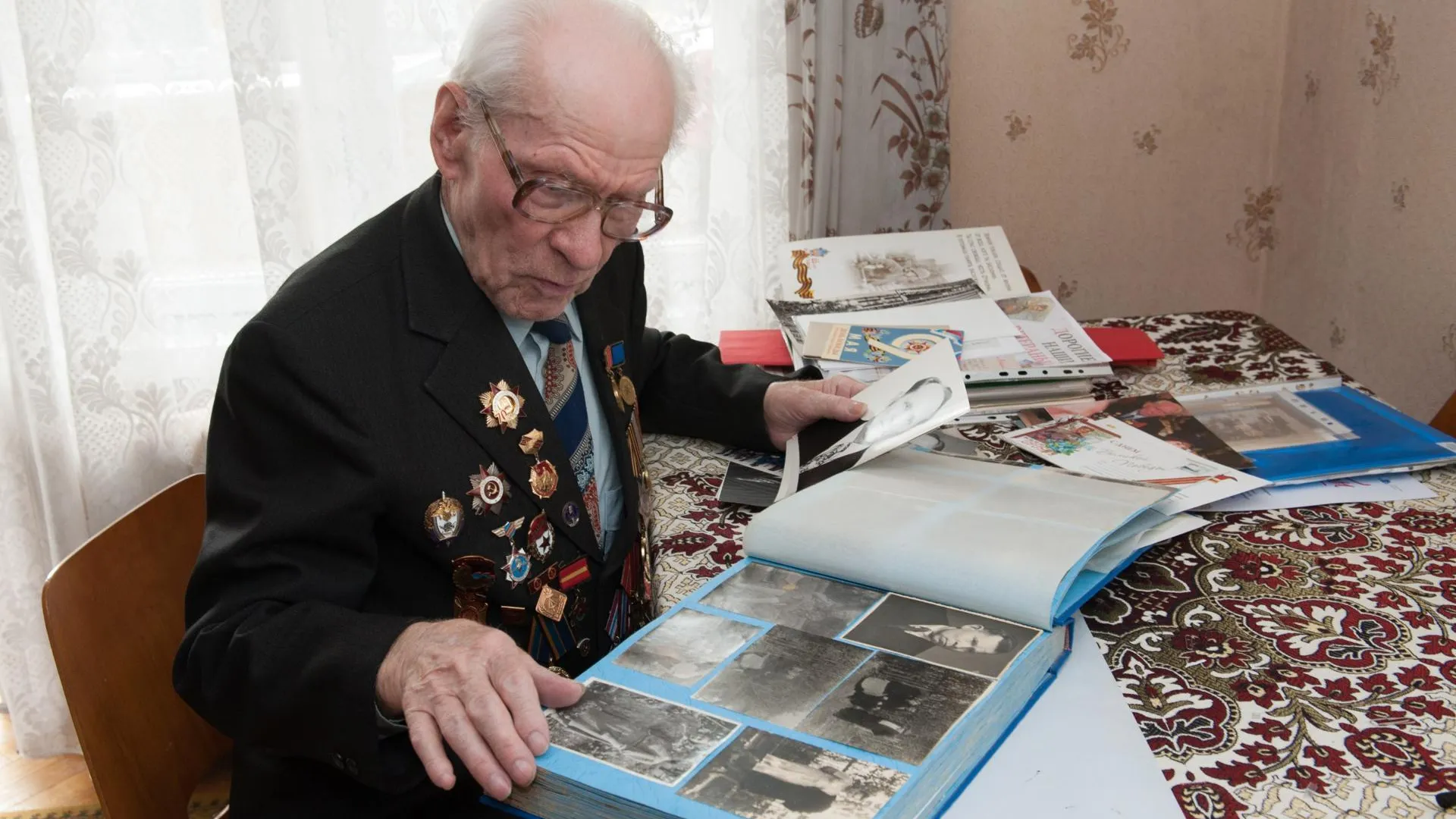 Участник Великой Отечественной войны из Видного отметил 100-летний юбилей