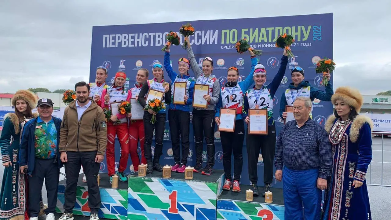 Подмосковные биатлонистки выиграли 3 золотых и 1 бронзовую медали на первенстве России