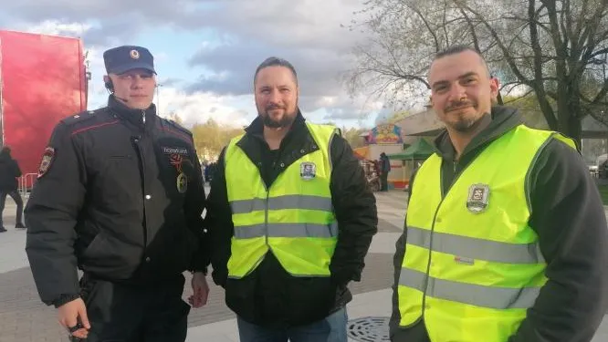 Дружинники Красногорска участвовали в охране памятников в майские праздники