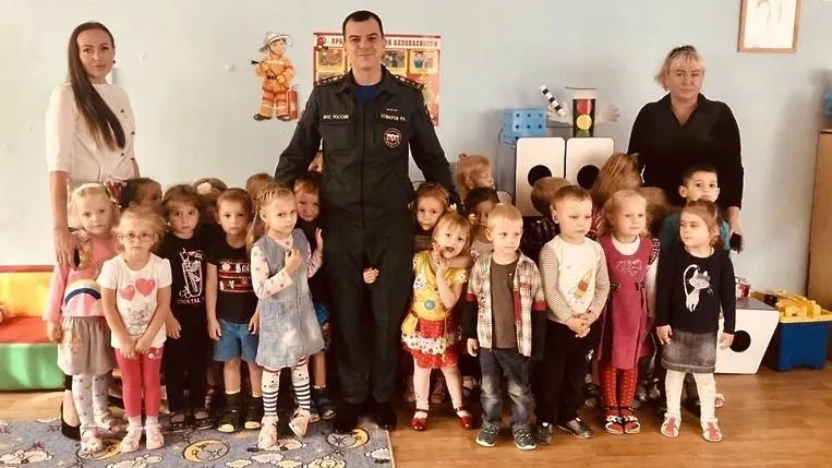 В Подольске воспитанникам детского сада №67 рассказали о правилах пожарной безопасности