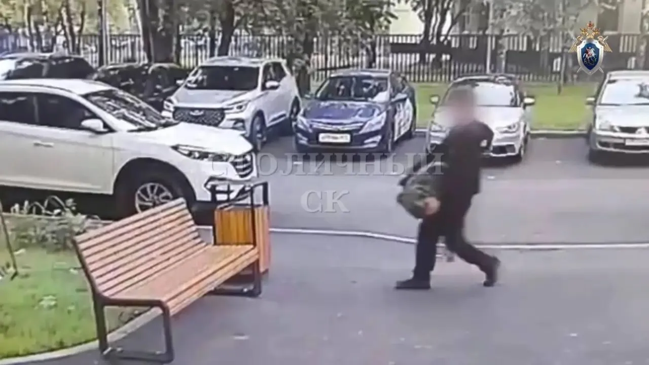Появилось видео с места убийства мужчины, которого сын по частям вынес из дома