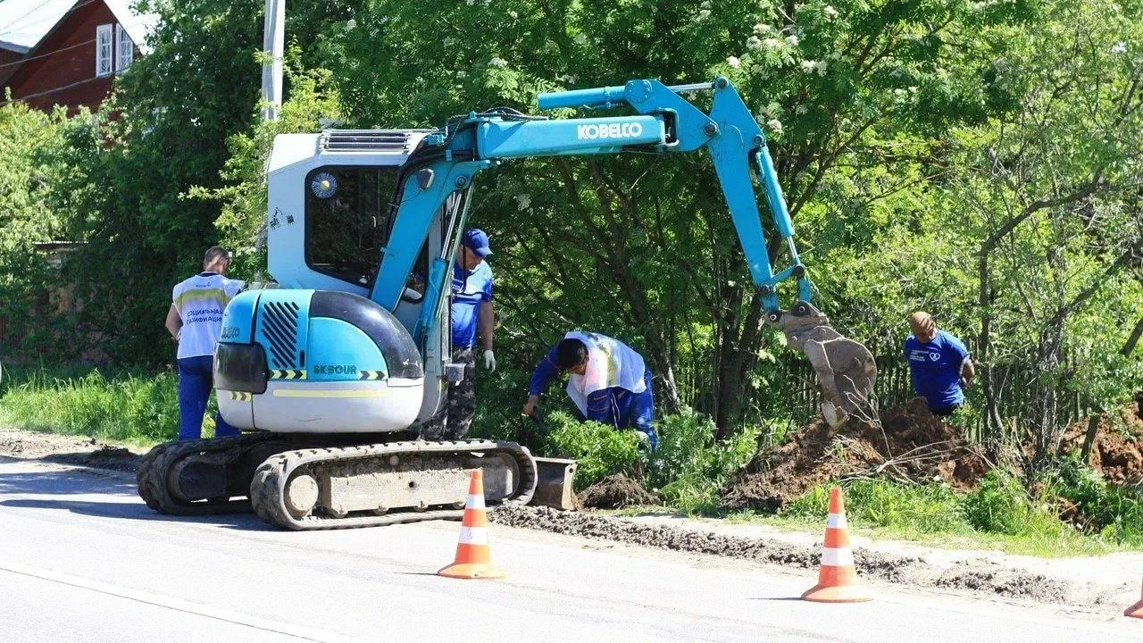 32 м газопровода проложат в деревне Сабурово в Щелкове
