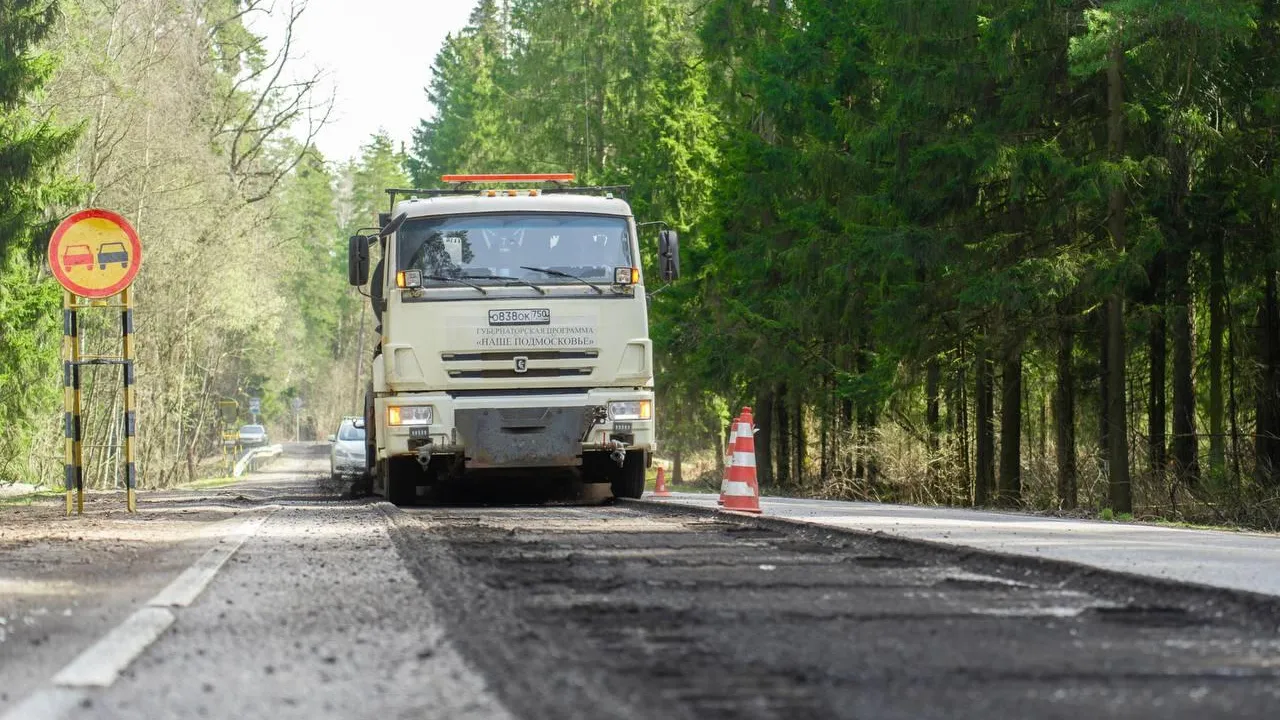 В Подмосковье ремонтируют более 30 дорог по нацпроекту