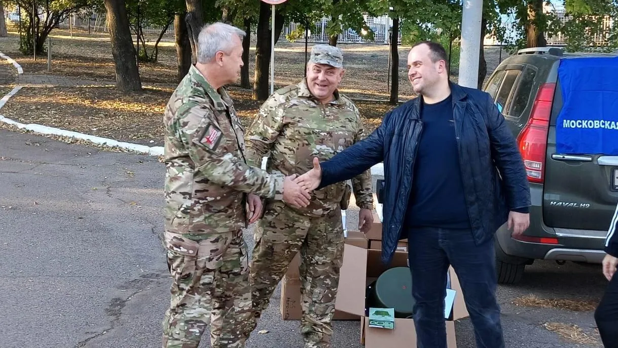 Депутат из Подольска передал дрон и три станции РЭБ в зону военной спецоперации