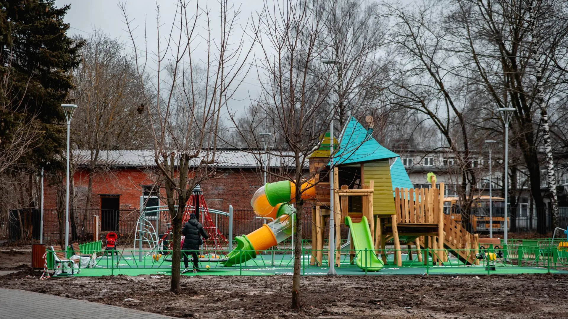 Сквер «Молодежный» в Клину готовится к торжественному открытию