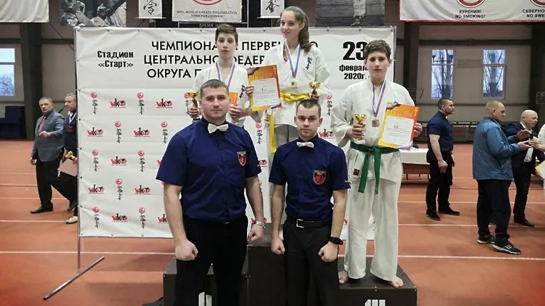 Юные каратисты из Королева стали призерами чемпионата и первенства ЦФО