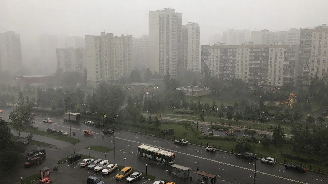 «Желтый» уровень опасности из‑за дождя и грозы объявили в Московском регионе до 9 июля