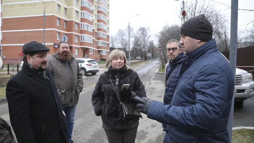 Новые тротуары и парковки появились в микрорайоне Никольско‑Архангельский в Балашихе