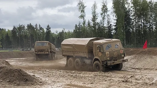 Лучших военных водителей выбрали в Подмосковье