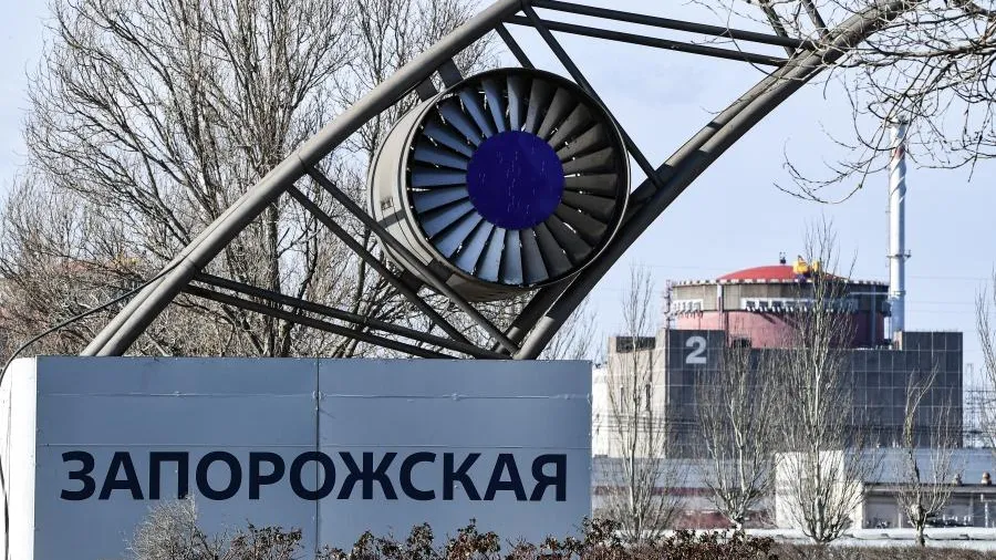 Дроны атаковали территорию у Запорожской АЭС