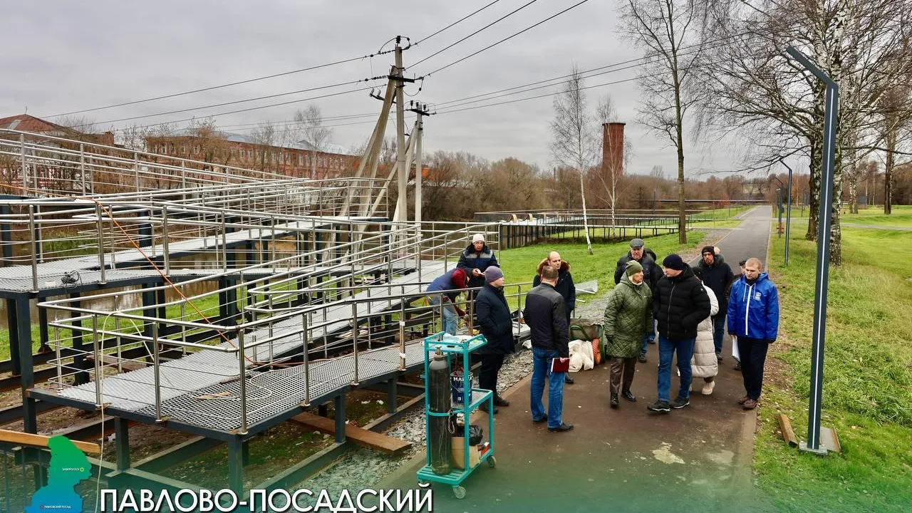 Входные группы обновили в городских парках Павловского Посада