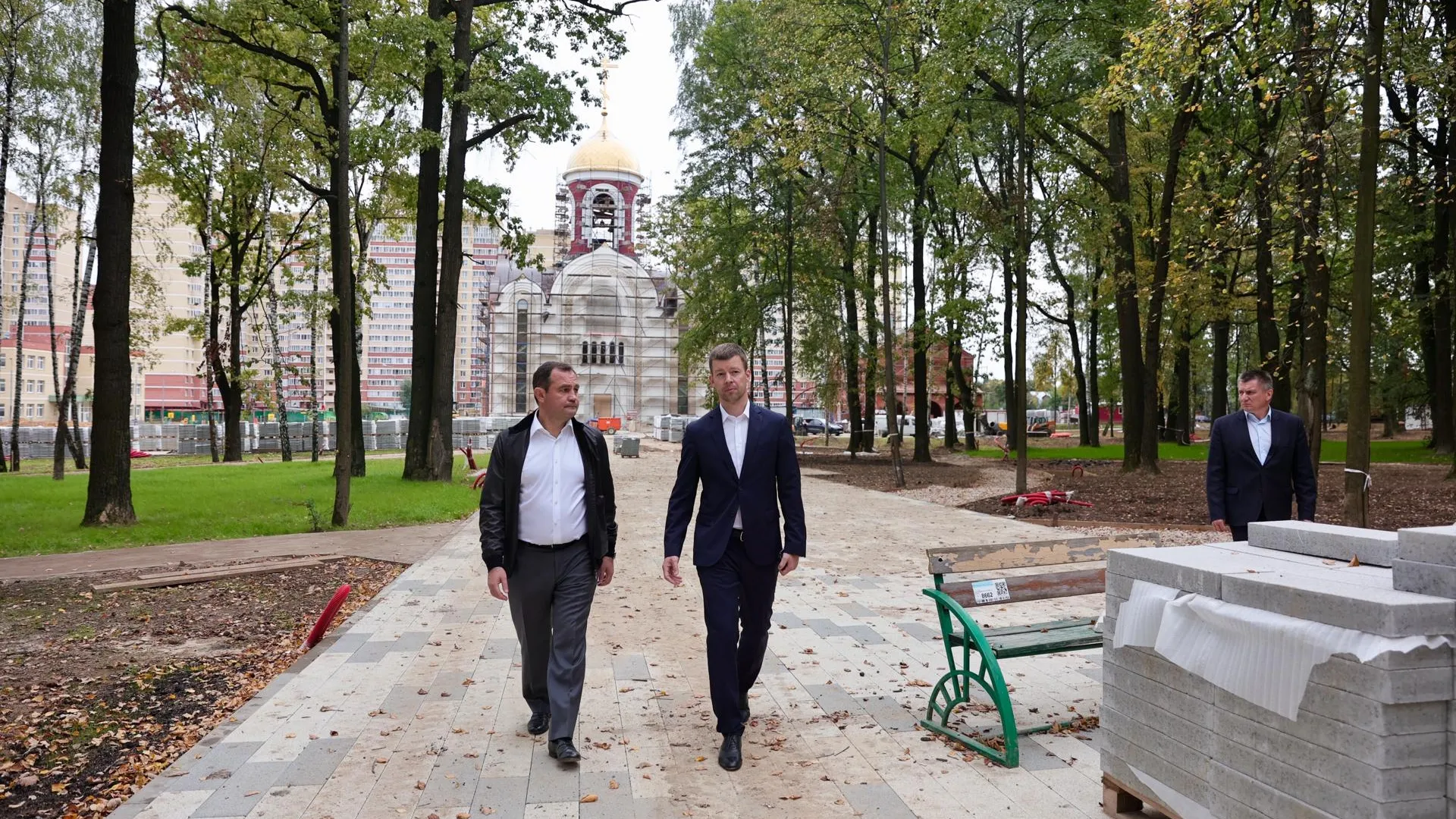 180 млн руб выделили на благоустройство территории храма Росгвардии в Балашихе
