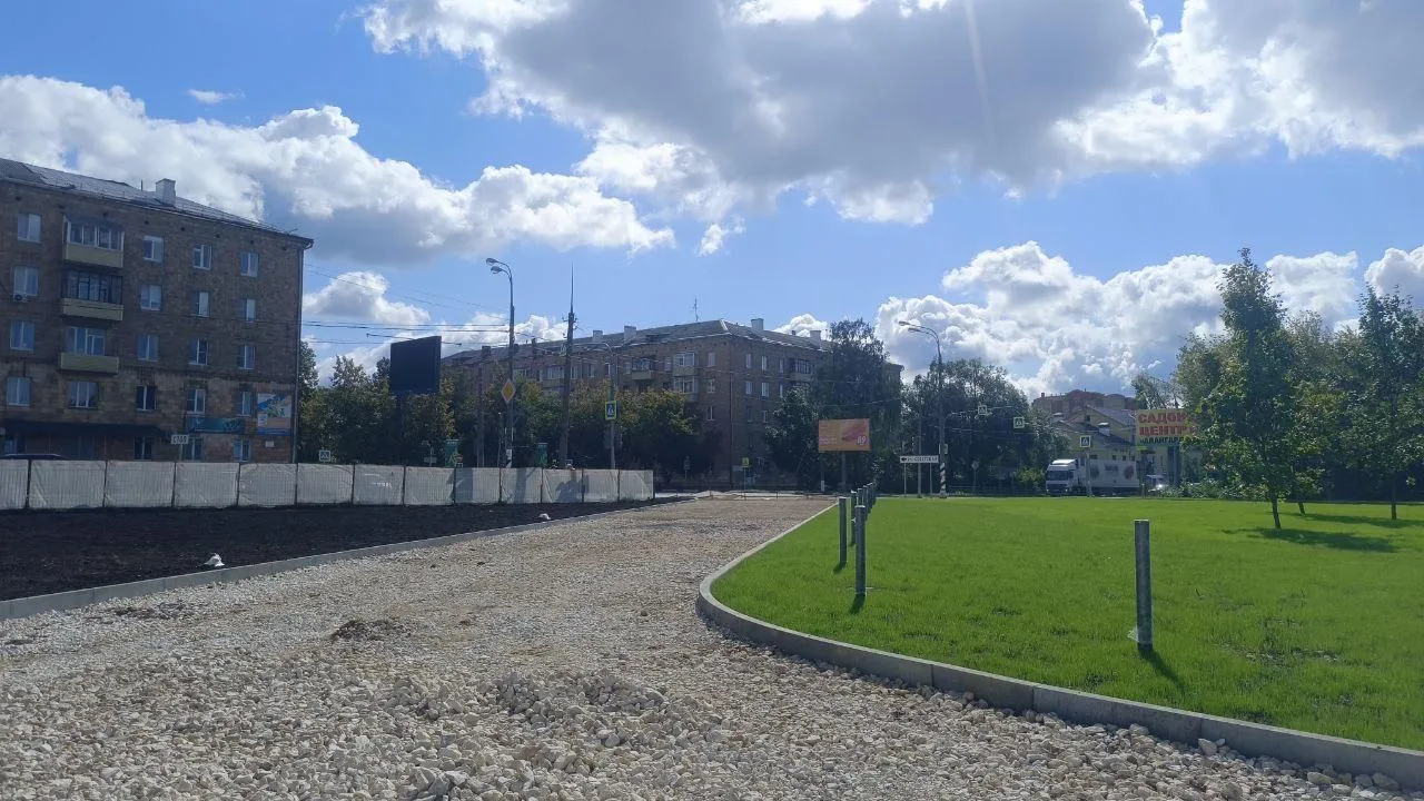 В Электростали продолжается благоустройство сквера «Защитникам неба»