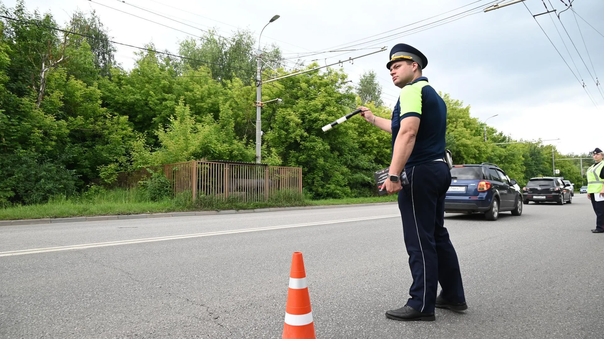 В Видном сотрудники Госавтоинспекции провели рейд на соблюдение скоростного режима