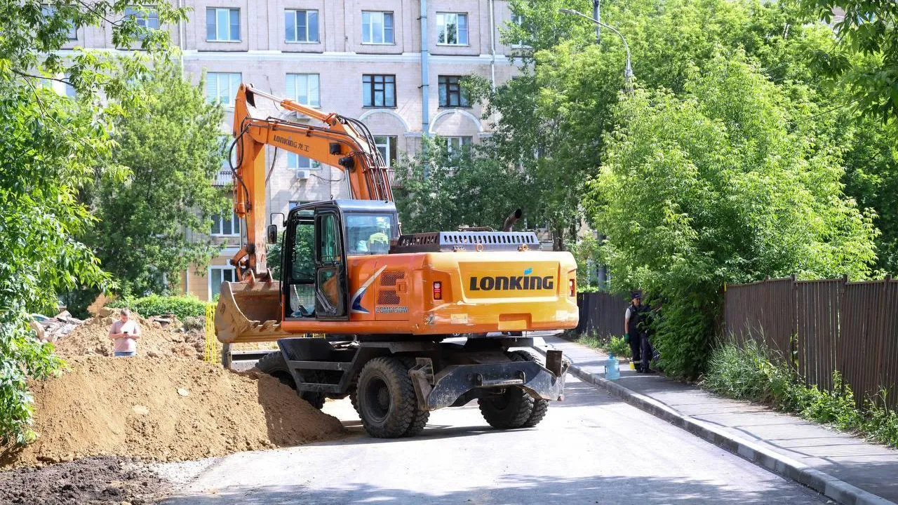 В мкр Парковый Подольска заменили почти 1 км тепловых сетей