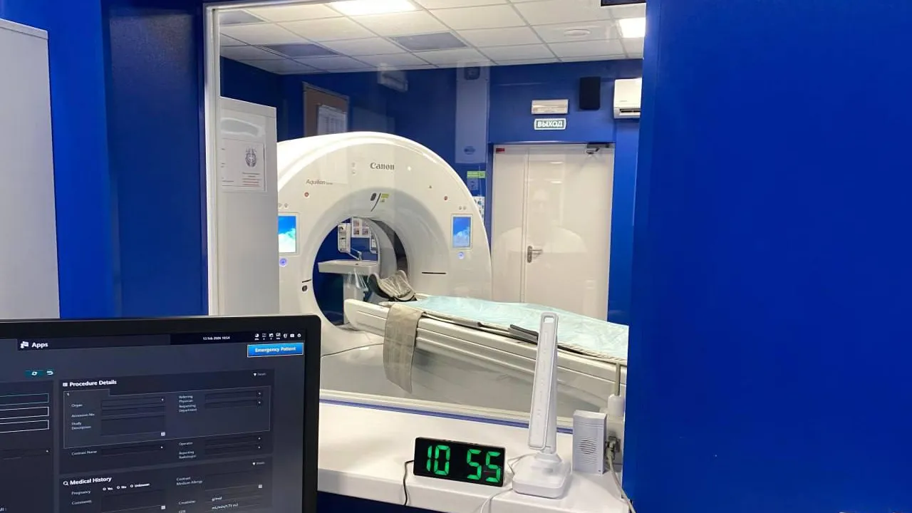 В Реутовской больнице Подмосковья начал работу новый компьютерный томограф