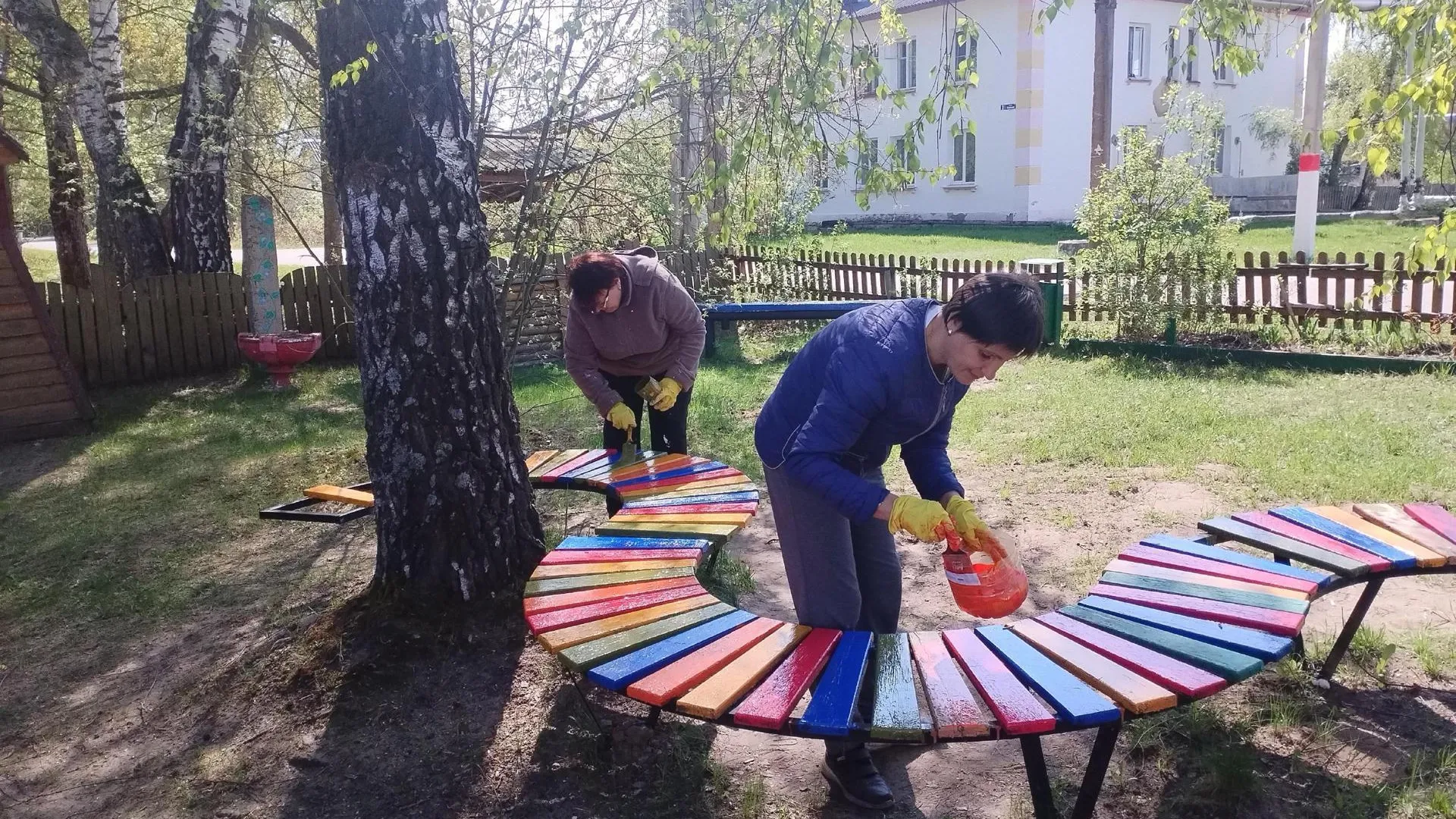 Участники субботника в Шатура высадили деревья и привели в порядок улицы и парки