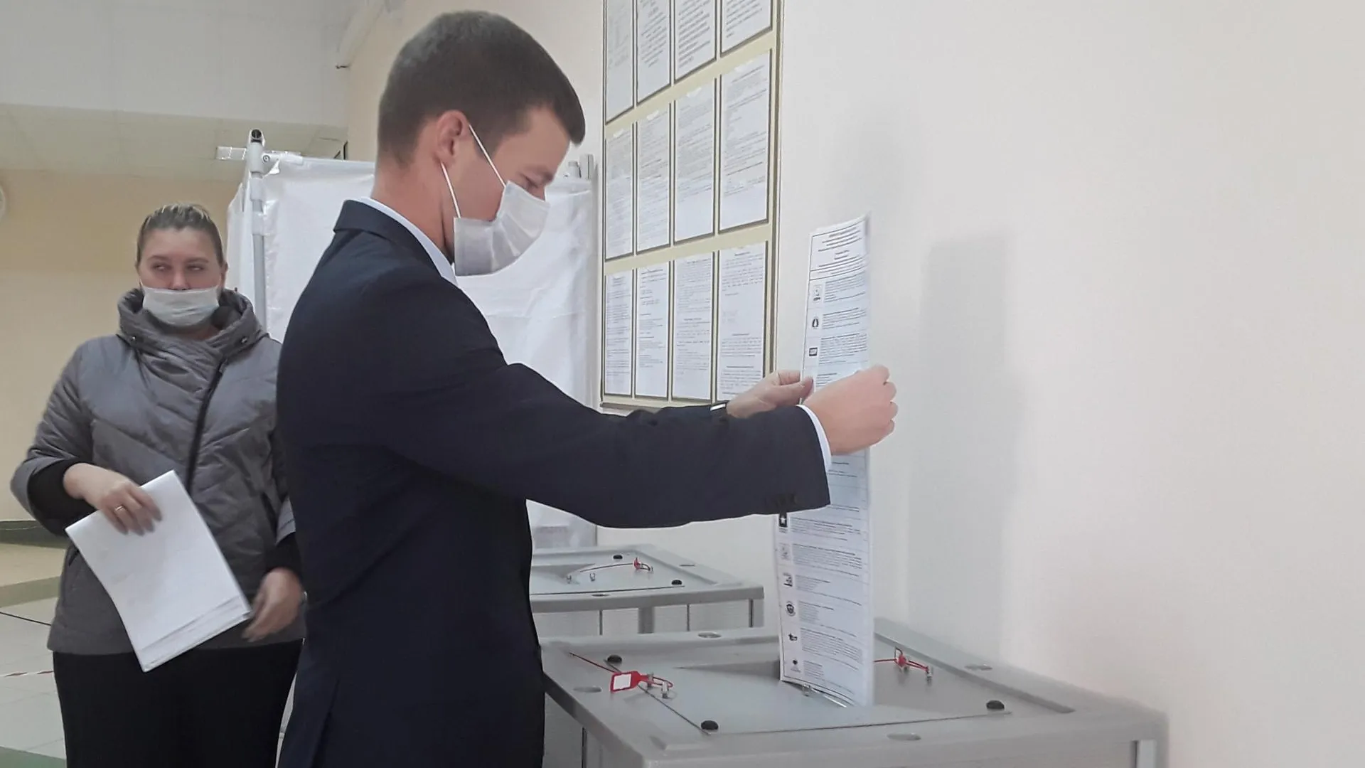 Глава Балашихи отдал свой голос на выборах в День города