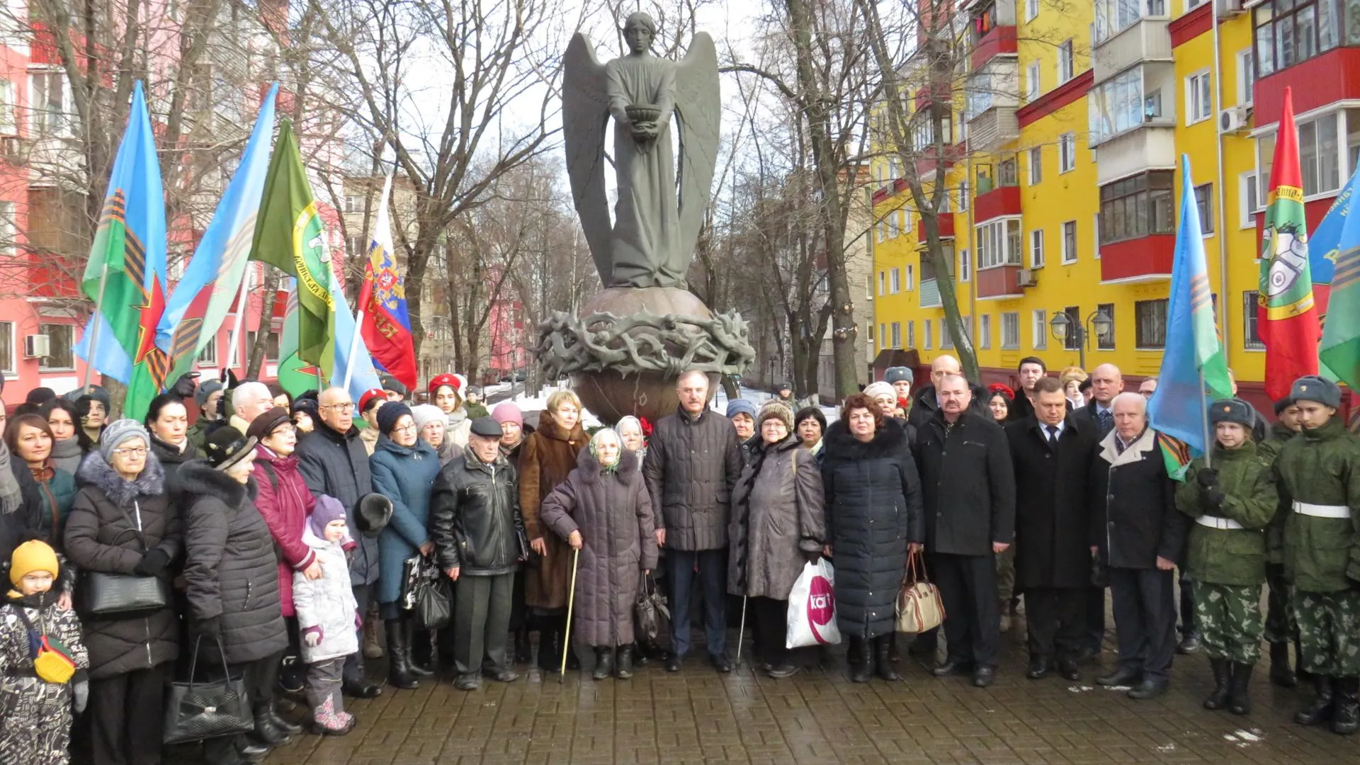 В Люберцах прошел митинг, посвященный выводу войск из Афганистана