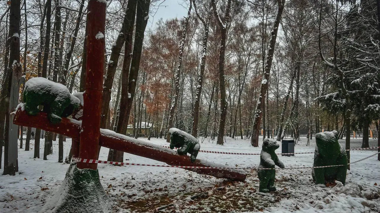 В парке Мира Коломны установили новые топиарные фигуры
