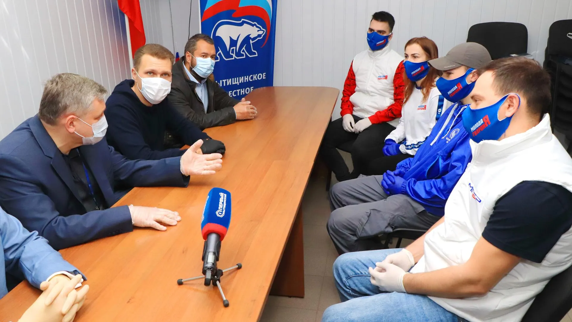 Итоги работы волонтеров в период самоизоляции подвели в Мытищах