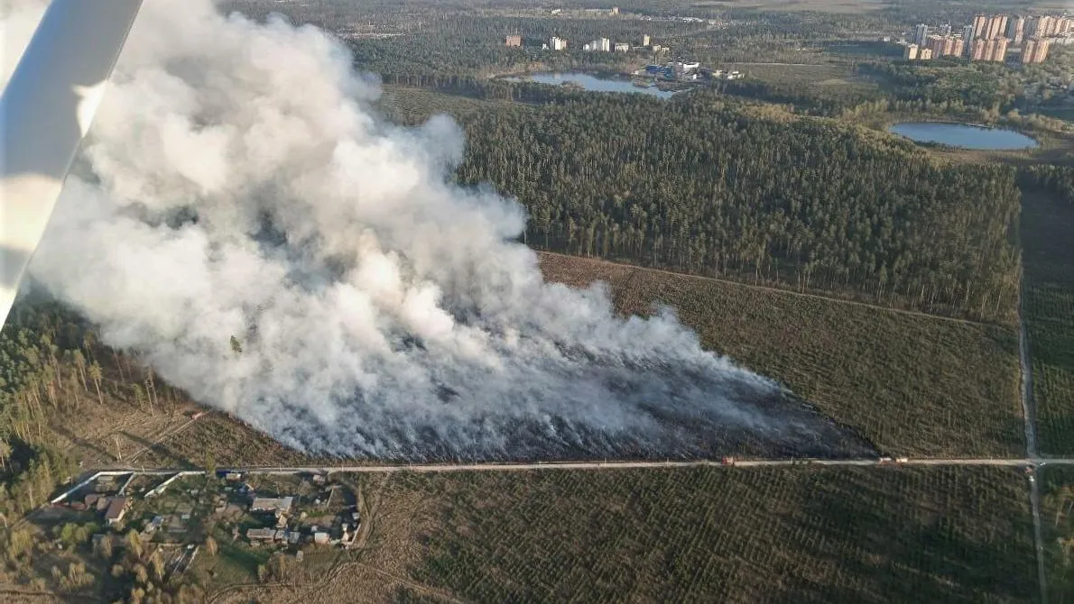 Более 100 часов полетов совершили при авиапатрулировании лесов в Подмосковье за апрель
