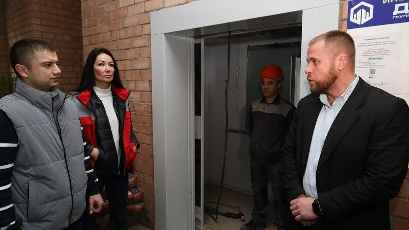 В Мытищах замену лифтового оборудования проводят по графику