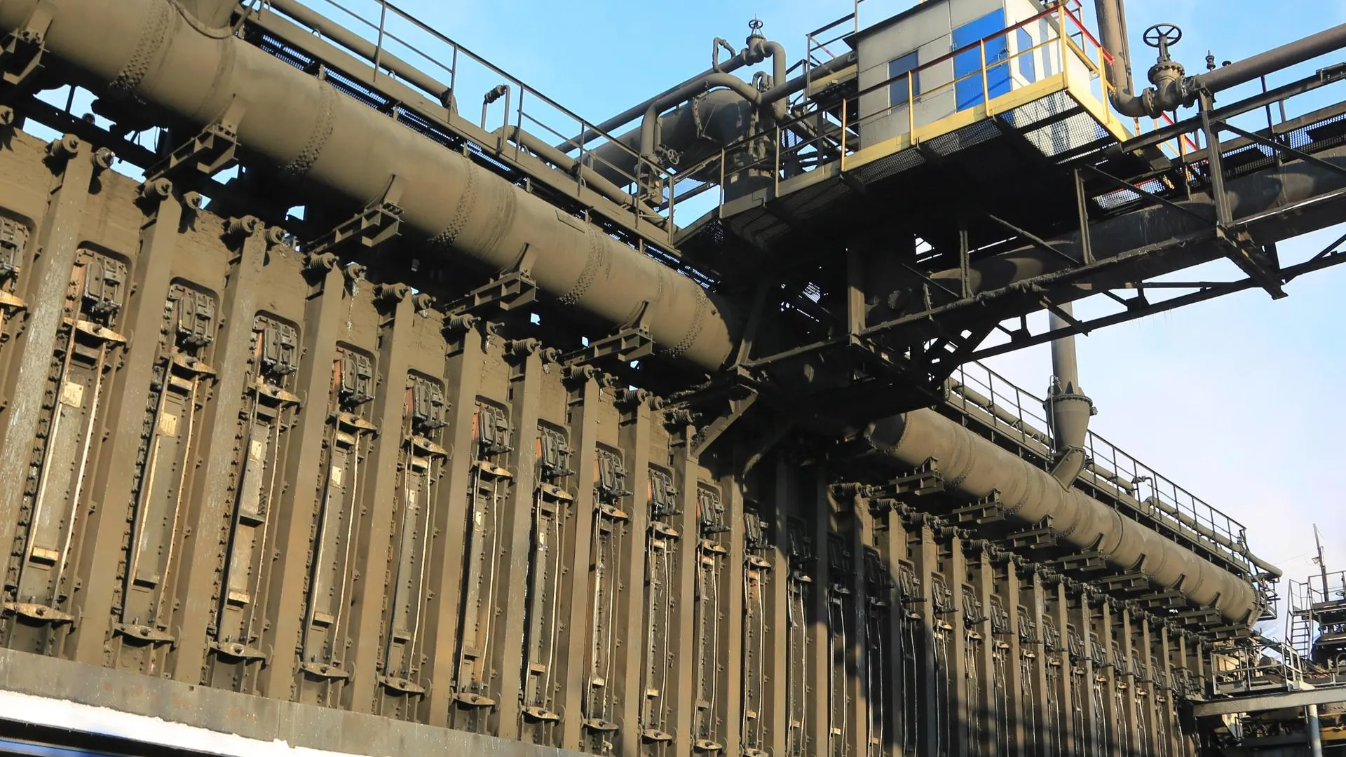 На заводе «Москокс» в Видном меняют газопровод для предотвращения неорганизованных выбросов