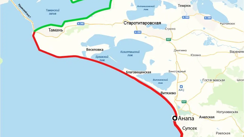 Власти Краснодарского края показали карту закрытых для купания пляжей