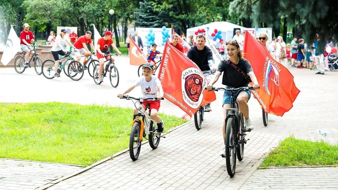В Химках прошел семейный велопробег