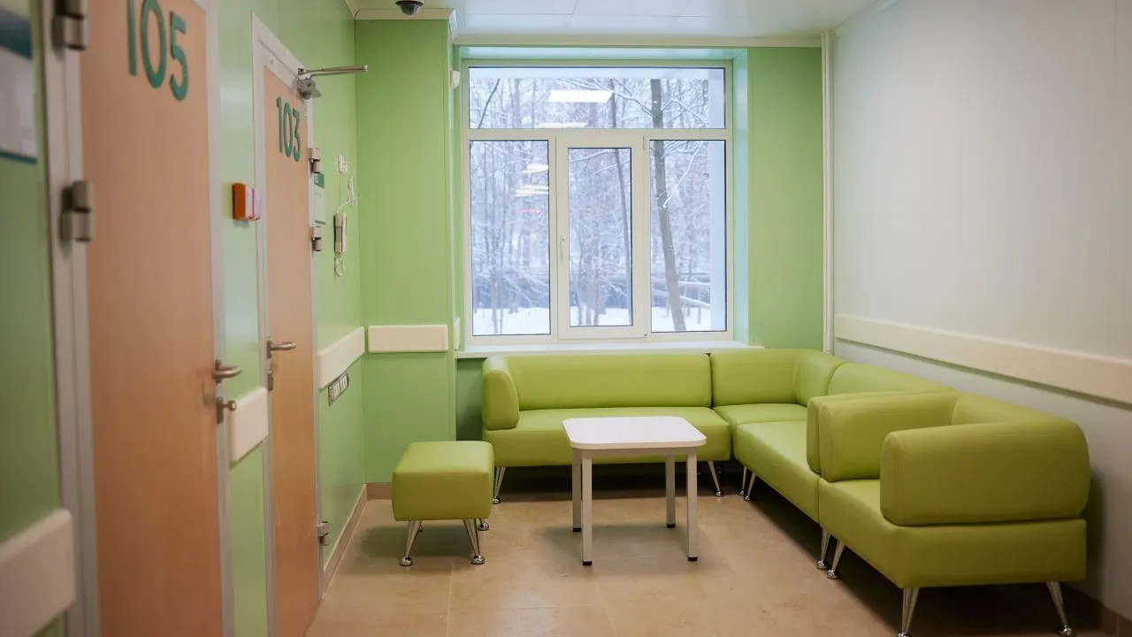 Поликлинику в микрорайоне Первомайский Королева капитально отремонтировали