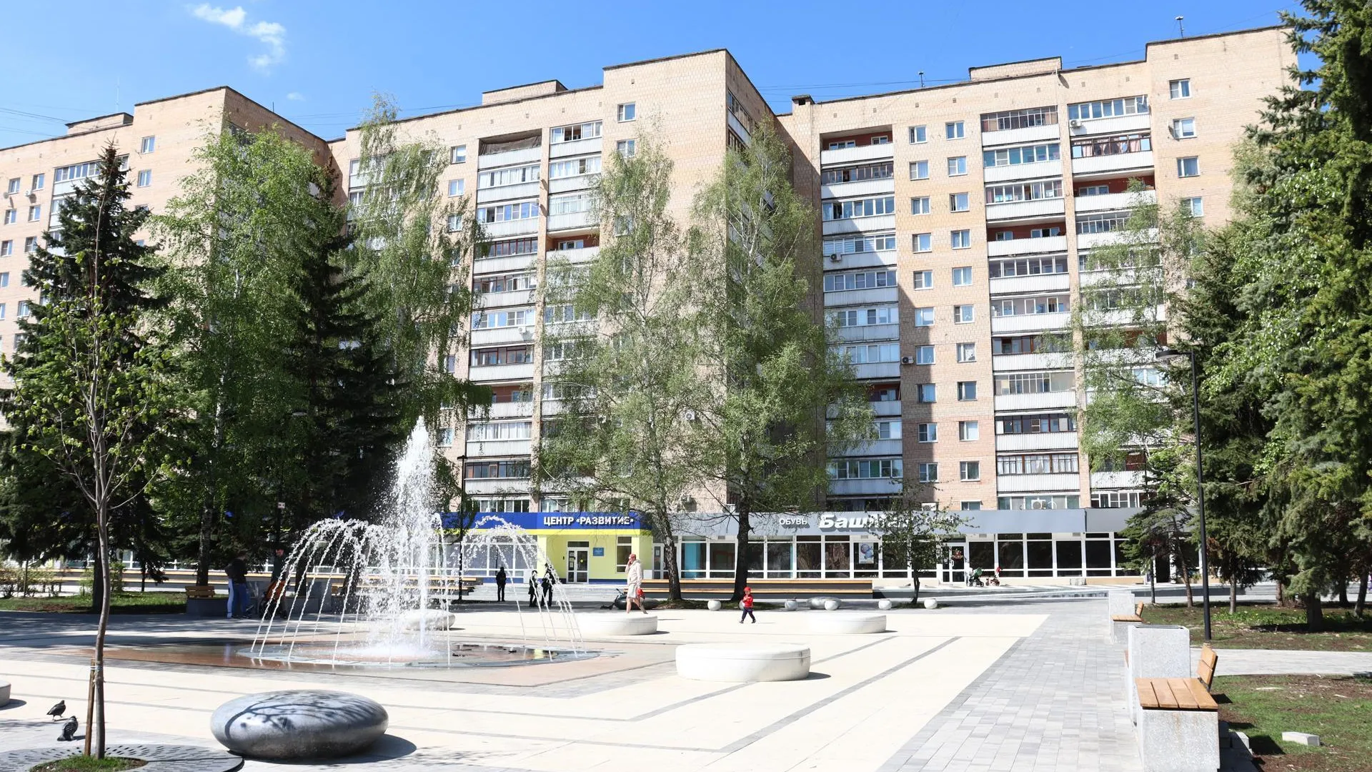Благоустройство площади Металлургов завершилось в Ступине