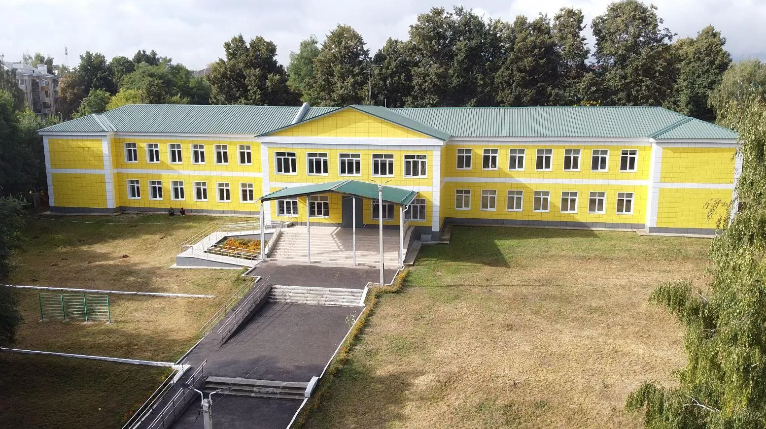 с коптера